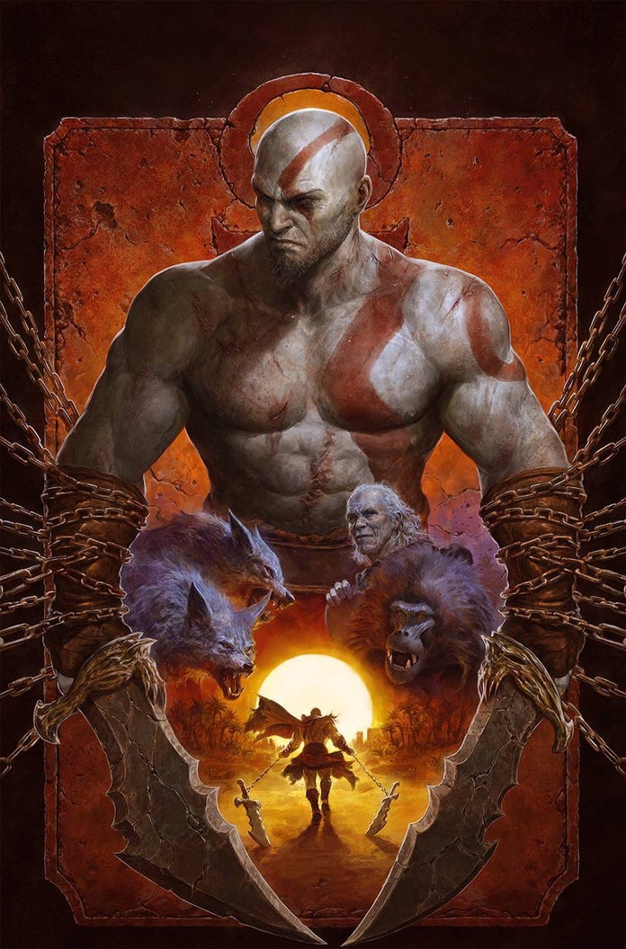 God of War: Kratos é Odin em ilustração épica