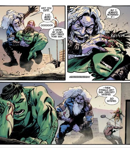 Em um futuro distópico, Hulk tem um relacionamento com a sua prima