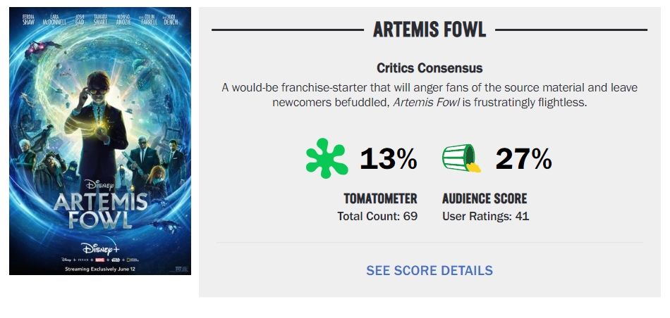 Coronavírus: 'Artemis Fowl', filme da Disney, irá direto para o streaming