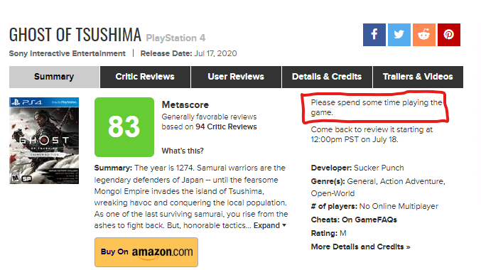 Site Metacritic muda sistema de análises públicas de jogos