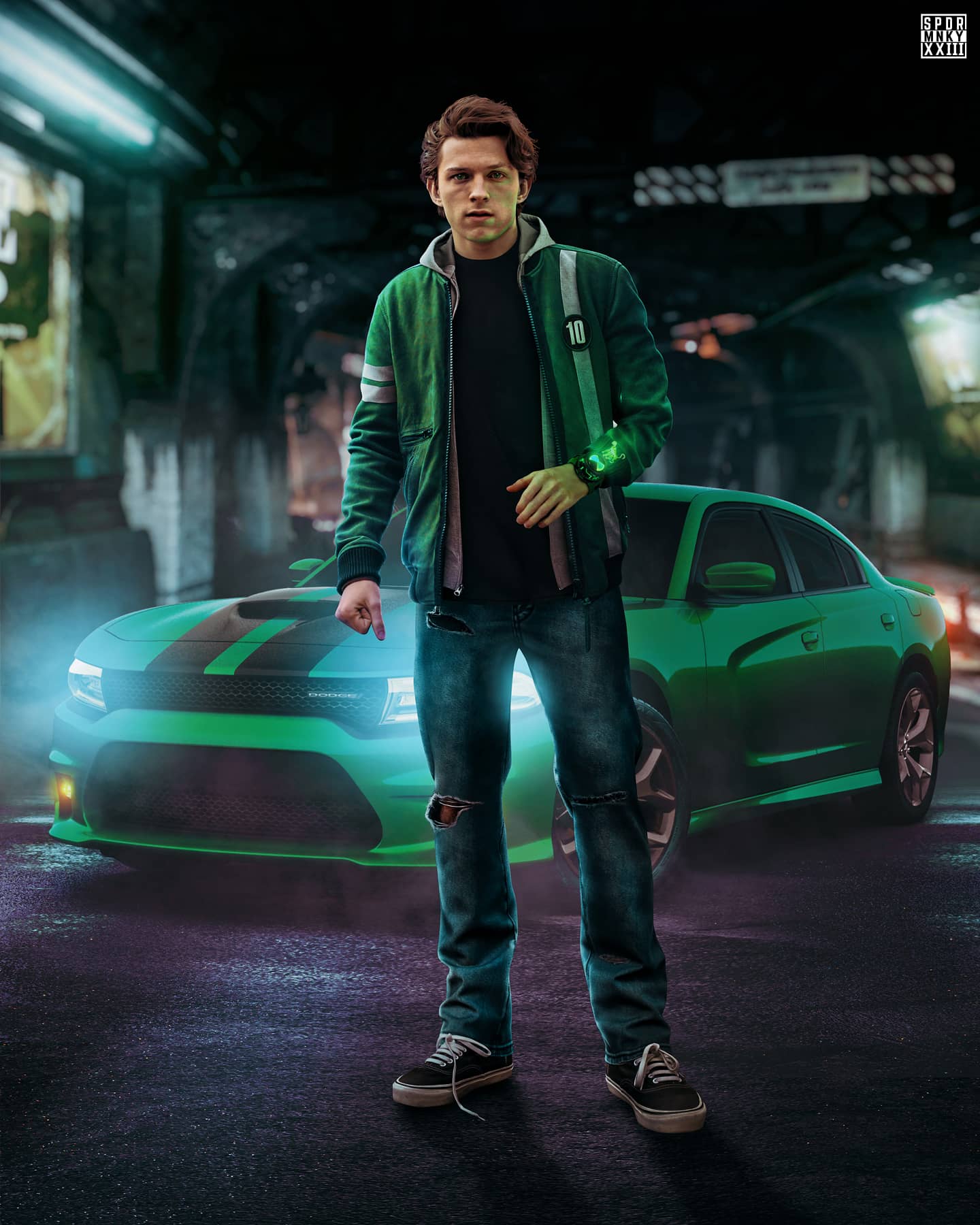 Tom Holland como Ben 10? Artista imagina visual do ator caso