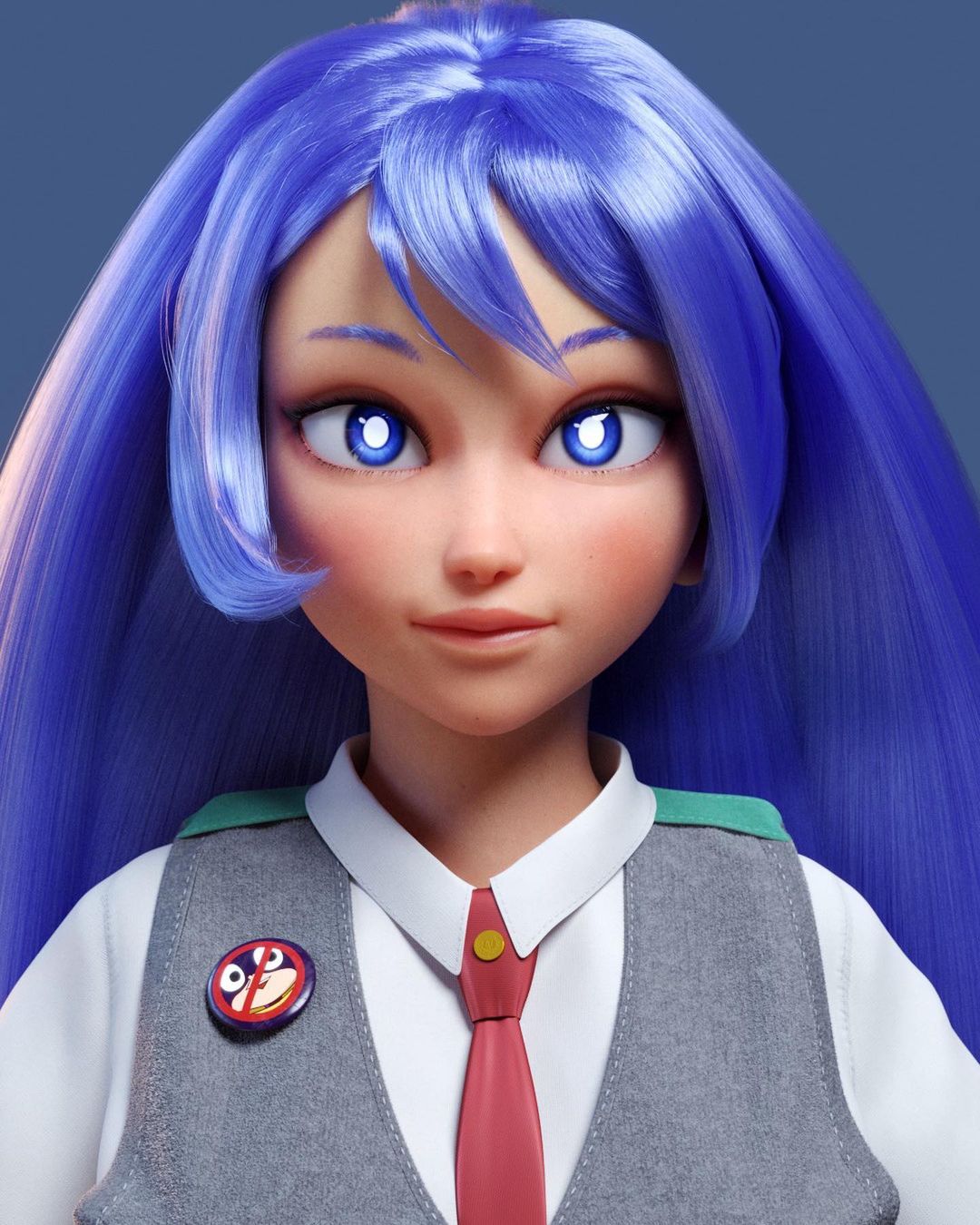 Boku no Hero: Criador faz arte de Ochaco e Nejire