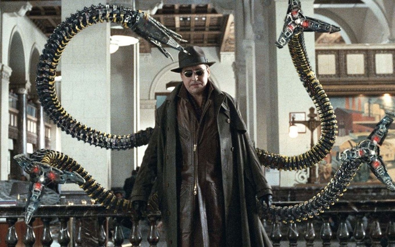 Veja Willem Dafoe como Dr. Octopus nos bastidores de Homem-Aranha 2
