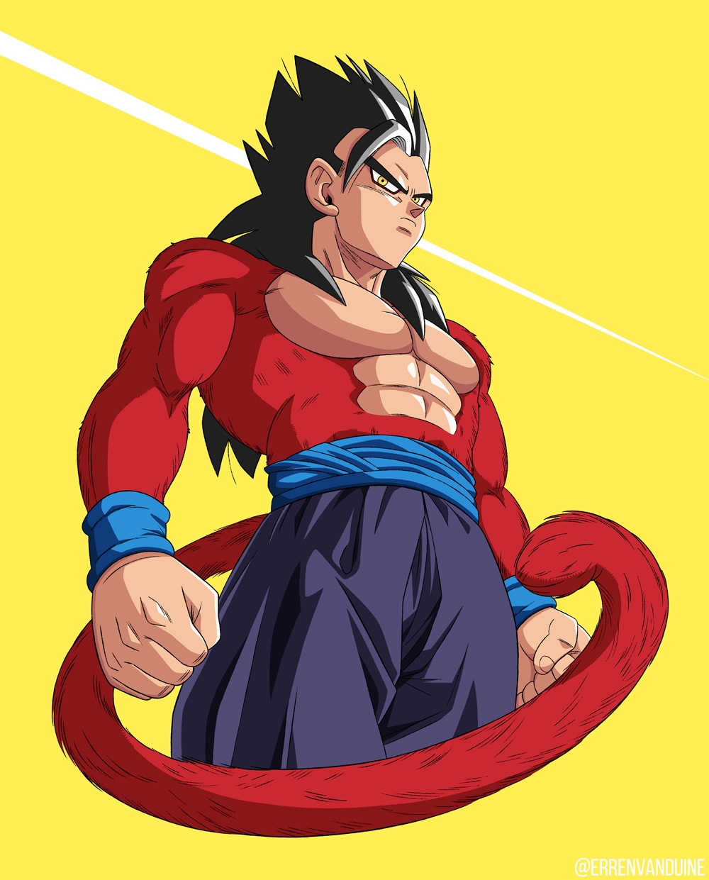 Artista imagina como seria Gohan caso ele tivesse a transformação do Super  Saiyajin 4