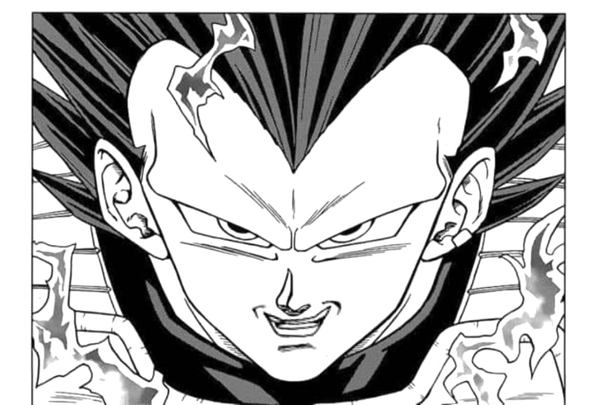 Desenho bolado Vegeta Super Saiajyn Blue