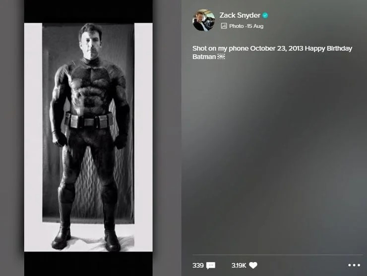 Legião dos Heróis on X: O ano é 2022. Batman do Ben Affleck e o
