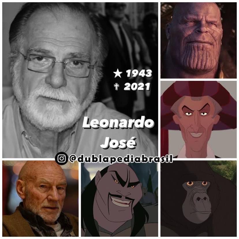 Leonardo José, voz de Charles Xavier e Thanos, morre aos 78 anos