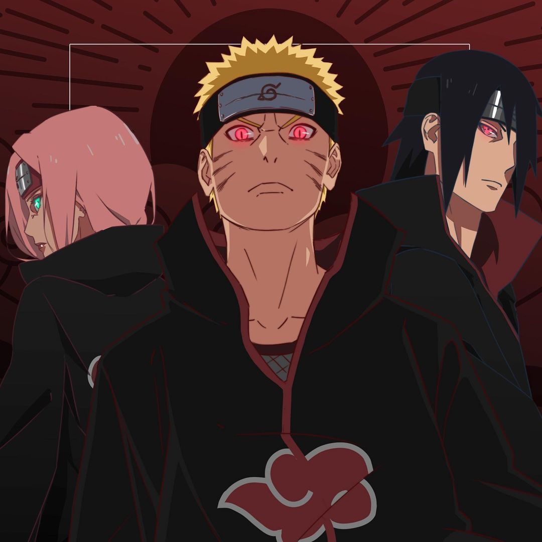 Artista brasileiro reimagina Naruto, Sasuke e Sakura como