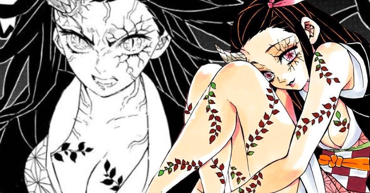 Kimetsu no Yaiba Español - Nezuko escolar, humano & Demonio. ❀*̥