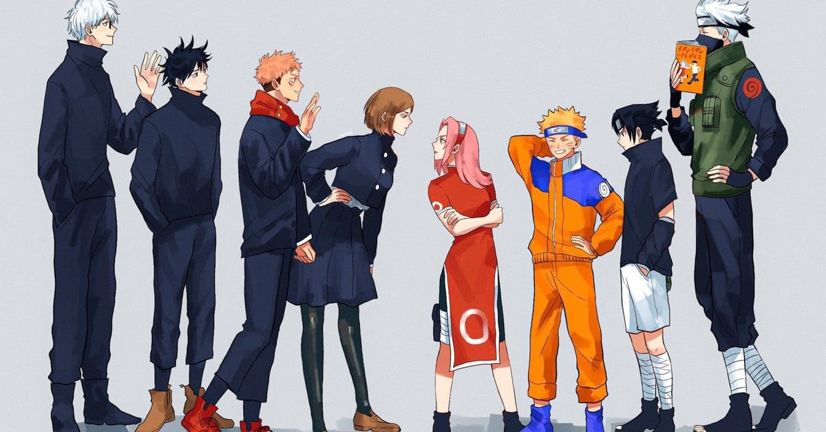 Perguntei pra I.A como seriam os personagens de Naruto Clássico se fos