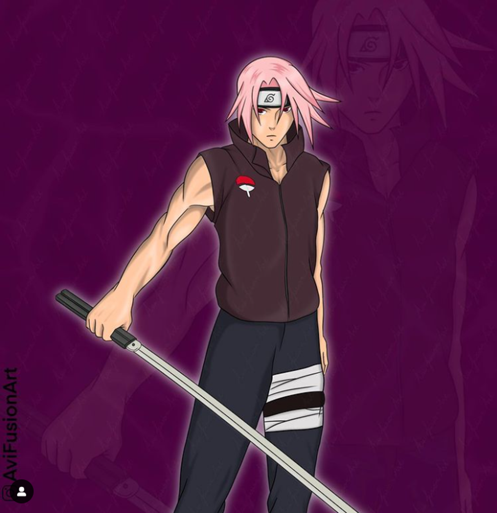 Sakura Uchiha e seu filhos  Sakura and sasuke, Anime naruto