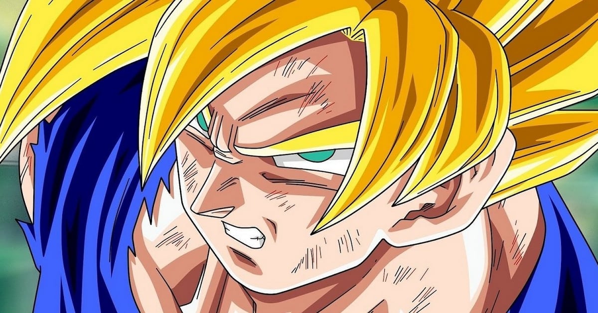 Dragon ball super saiyan menino de cabelo amarelo personagem de