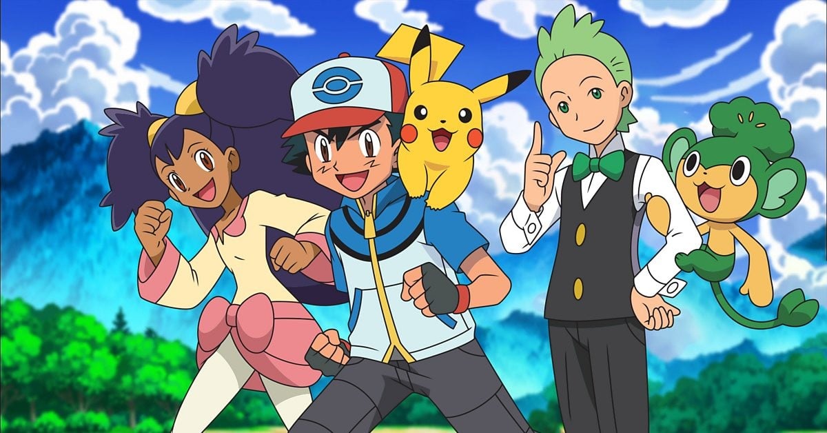 A Equipe de Ash em Unova