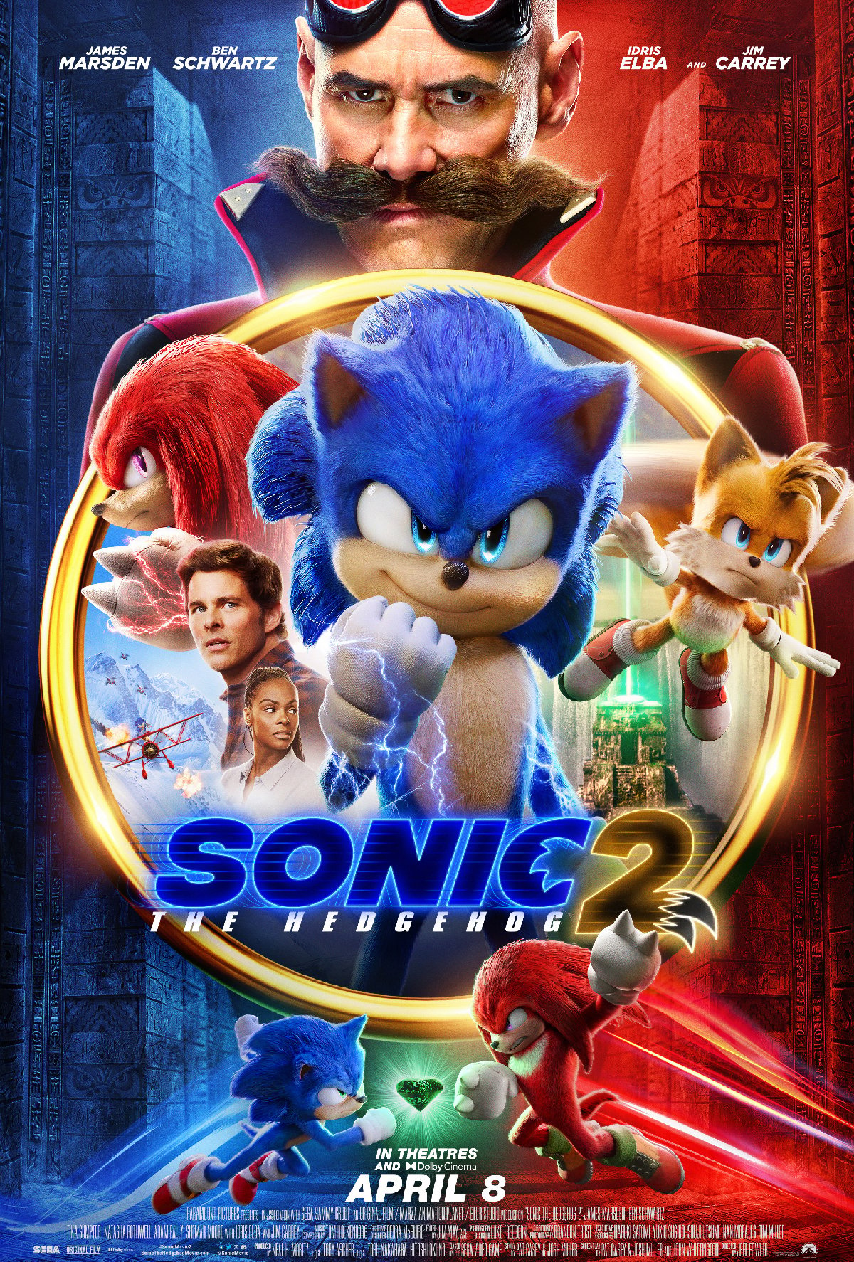 Sonic 2 Fan Art  Personagens, Filmes, Infância