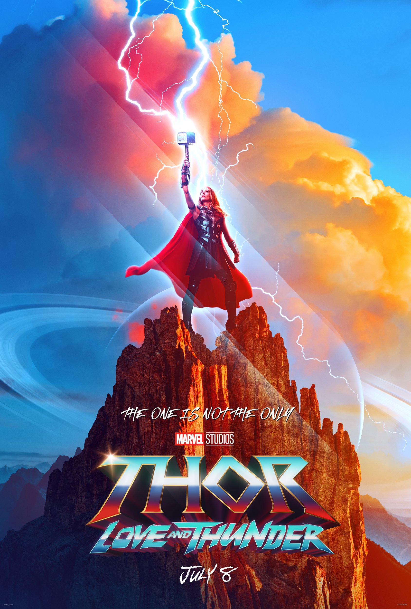 Deixou escapar! Pôster de Thor: Love and Thunder! - POPSFERA