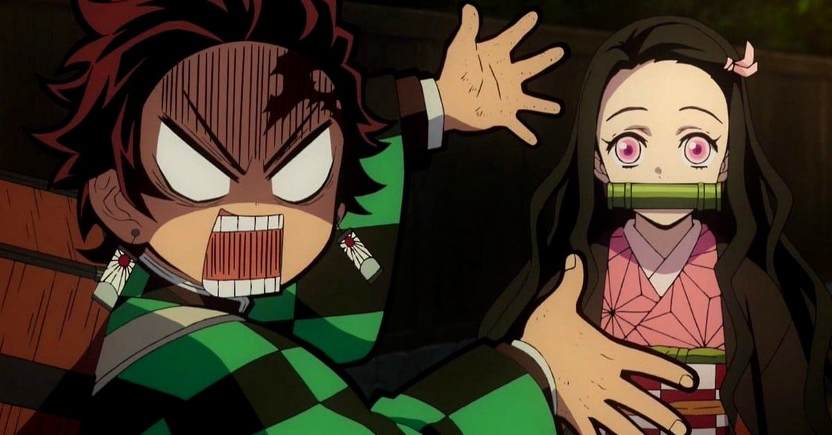 Este é o primeiro ESBOÇO de Tanjiro e Nezuko em Demon Slayer