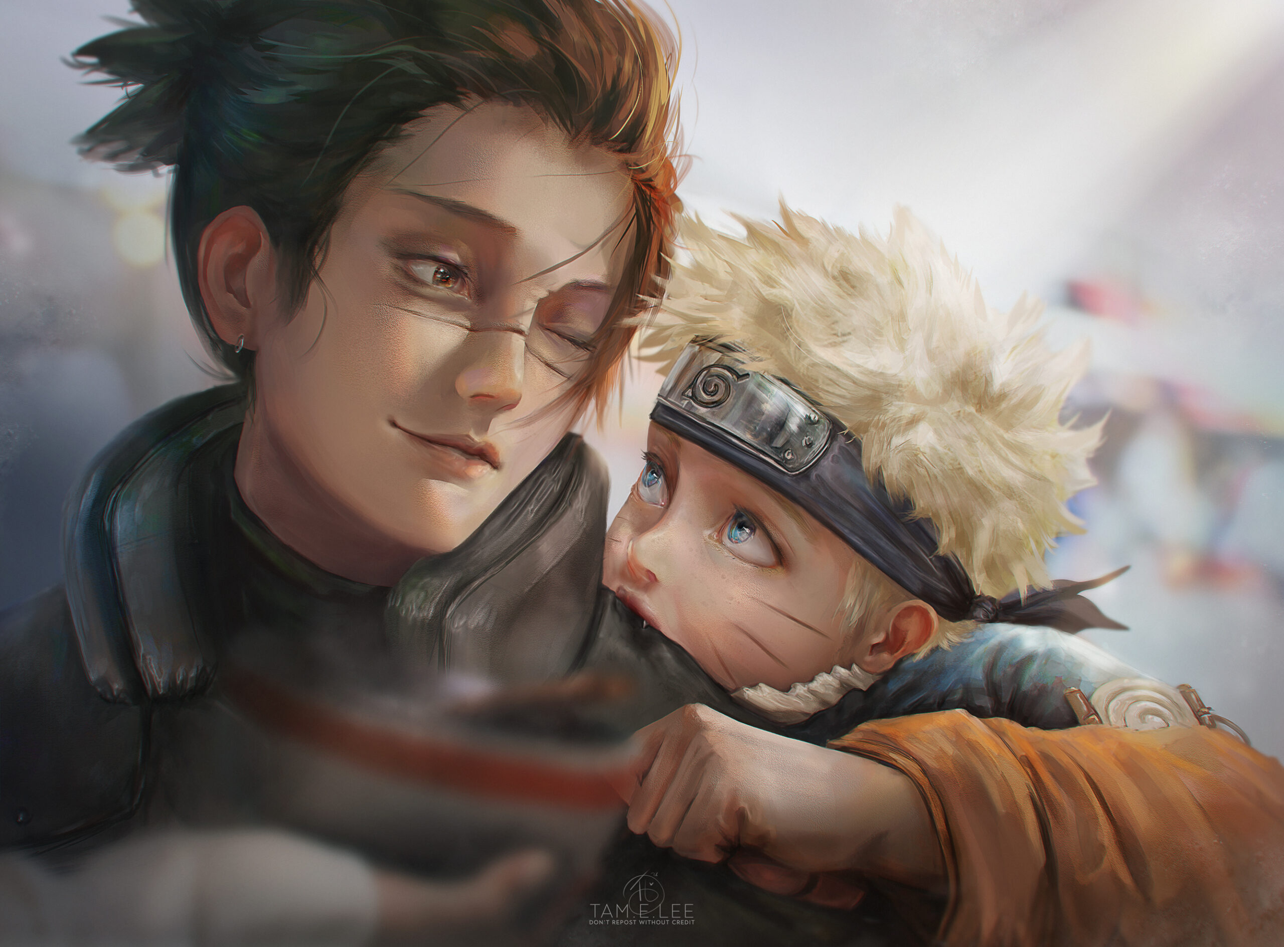 Pai e filho ❤  Naruto and sasuke, Naruto, Fotos de naruto