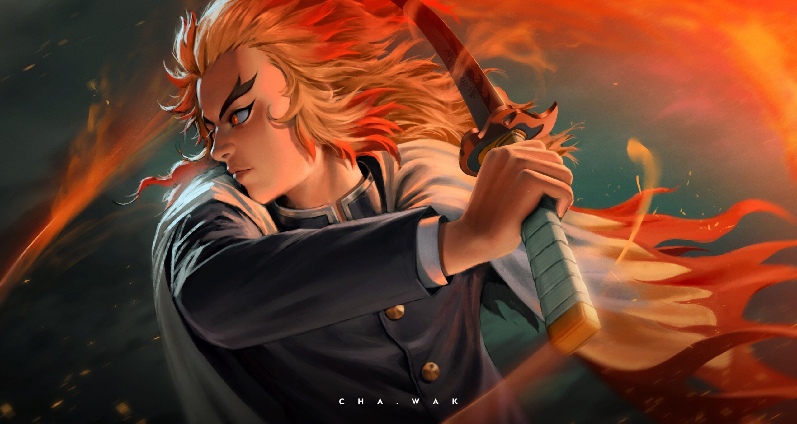 Viva com orgulho. Se sua fraqueza o Kyojuro Rengoku - Demon