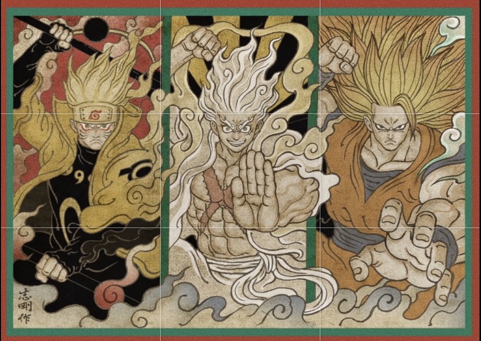 Tutorial Como Desenhar Goku / Naruto - Instinto Superior / Naruto Sábio dos  seis caminhos 