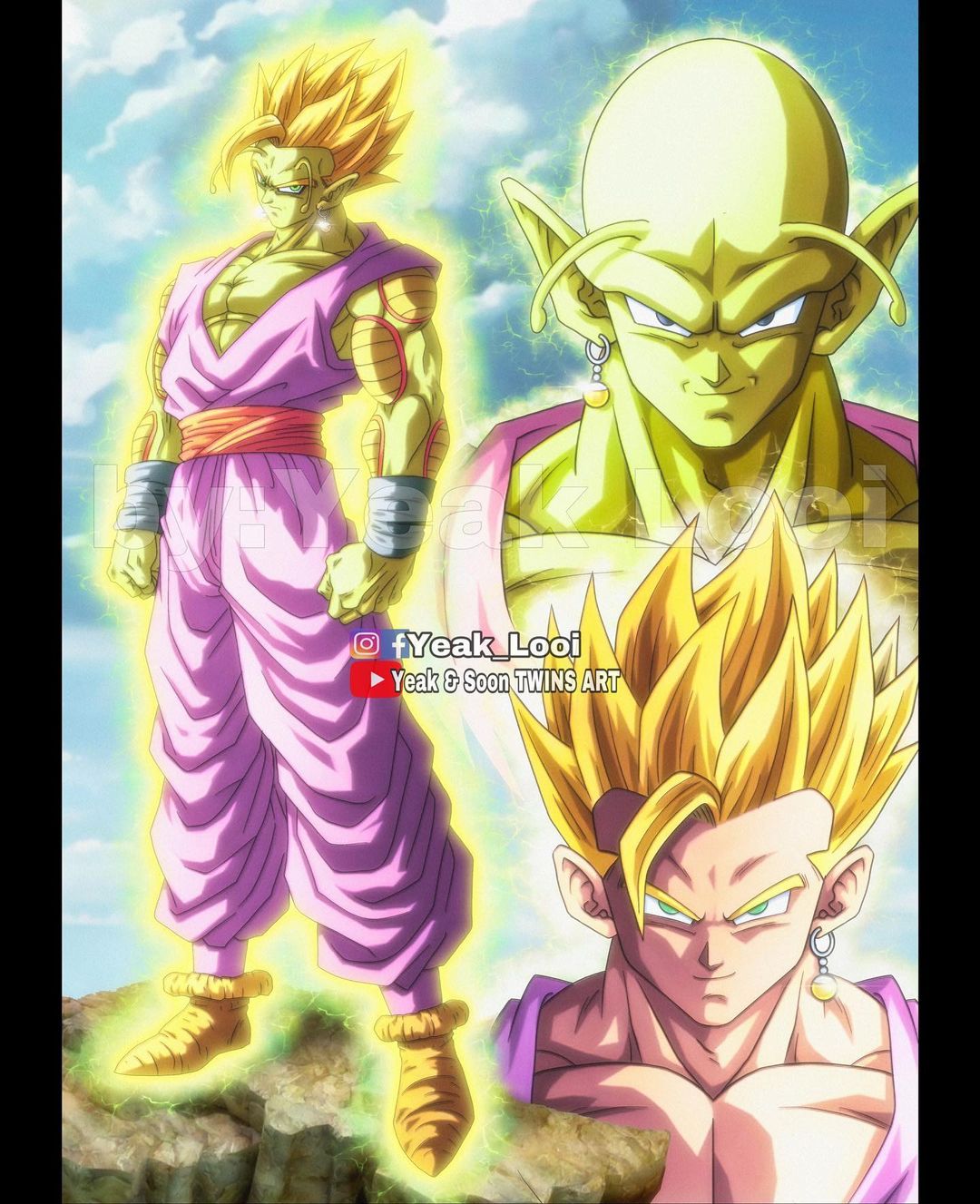 Dragon Ball Super: Liberada as imagens oficiais das novas formas de Gohan e  Piccolo