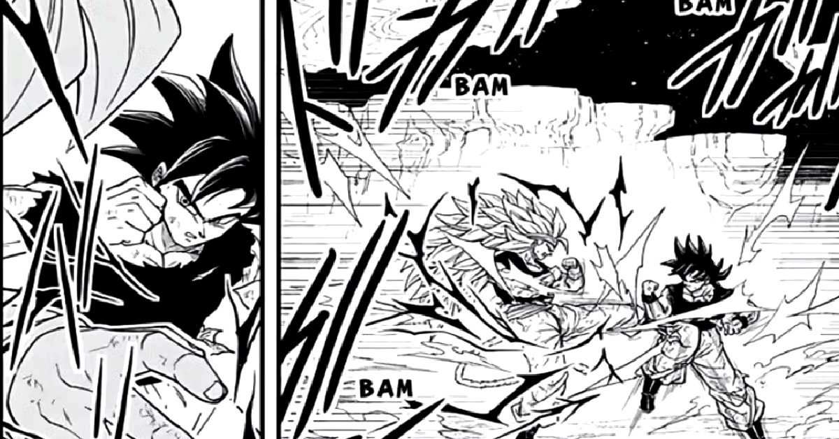 Bardock & Goku Super Saiyajin 3. (Super Dragon Ball Heroes Manga)