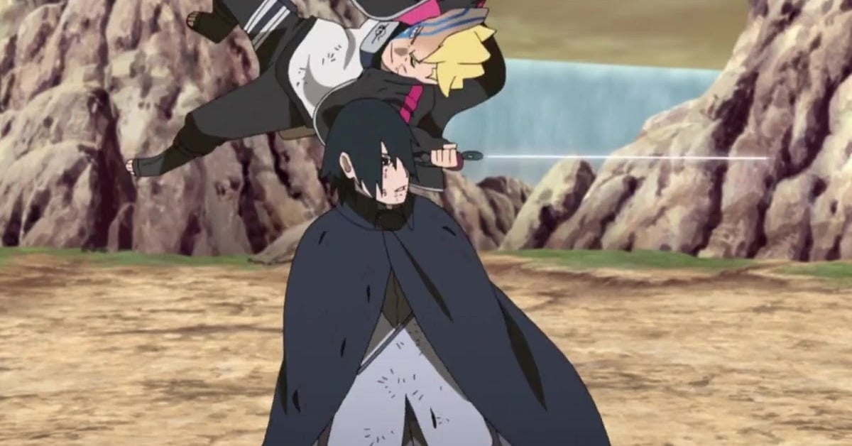 Sasuke utiliza seu rinengan para ir ao futuro e treinar Saruto