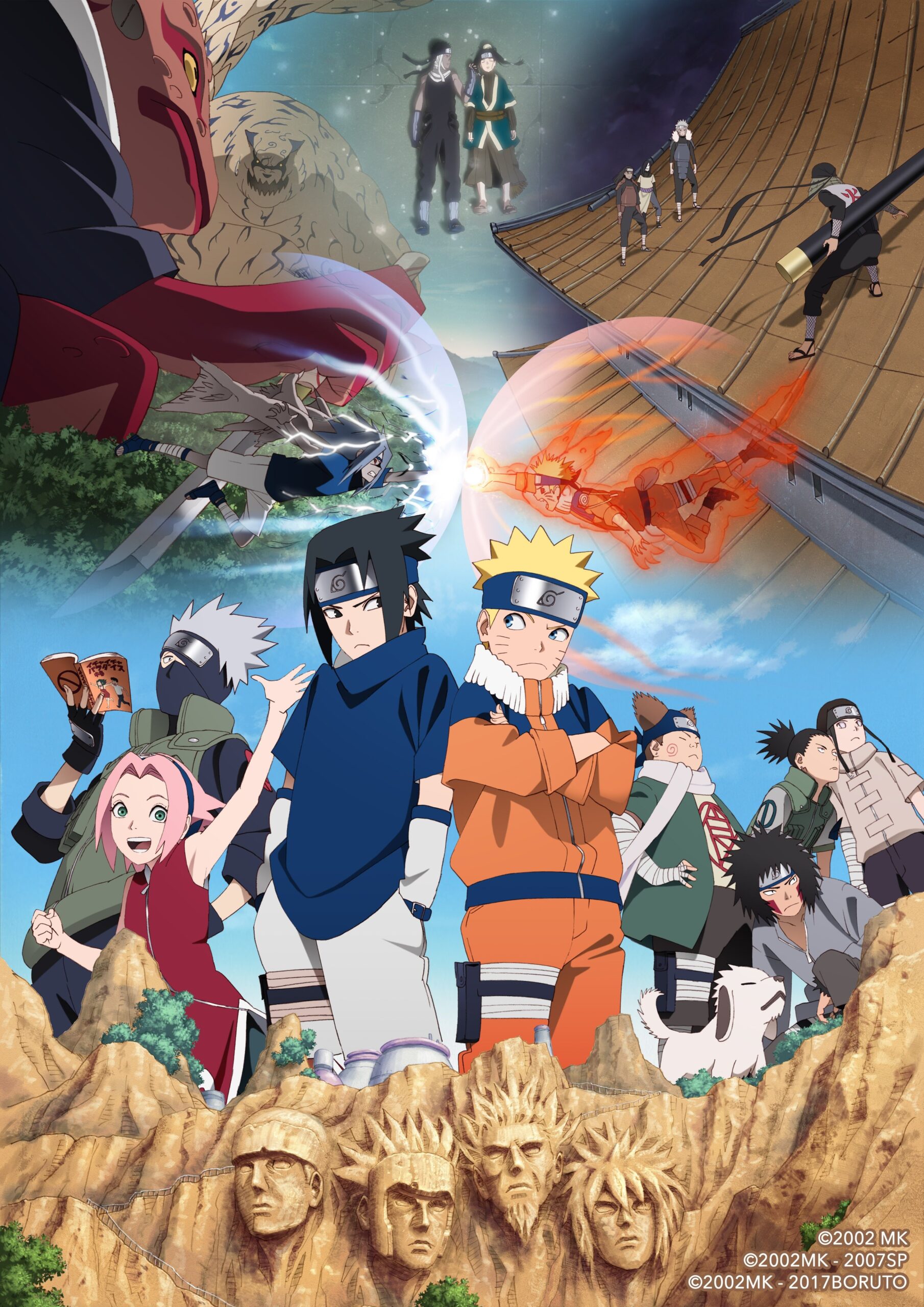 Naruto ganha pôster inédito em comemoração aos 20 anos da franquia