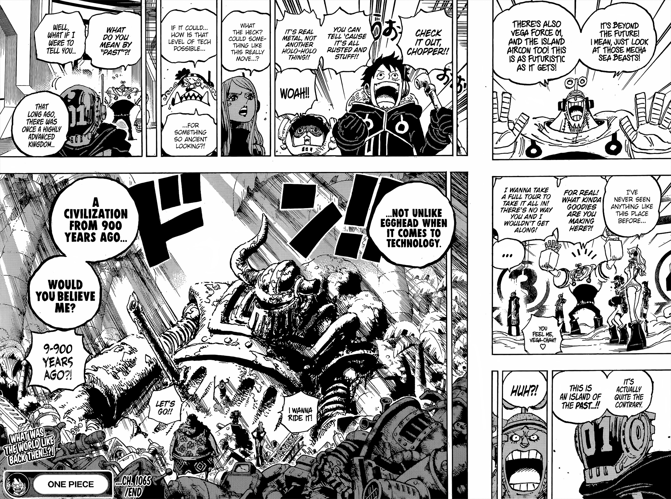 One Piece  O Mangá 1065 vazou e fez uma revelação incrível sobre o Século  Perdido!