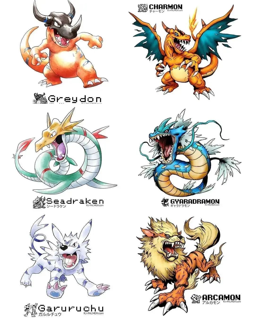 Artista inverte o traço de Pokémon e Digimon e cria novos monstrinhos em  ilustrações sensacionais