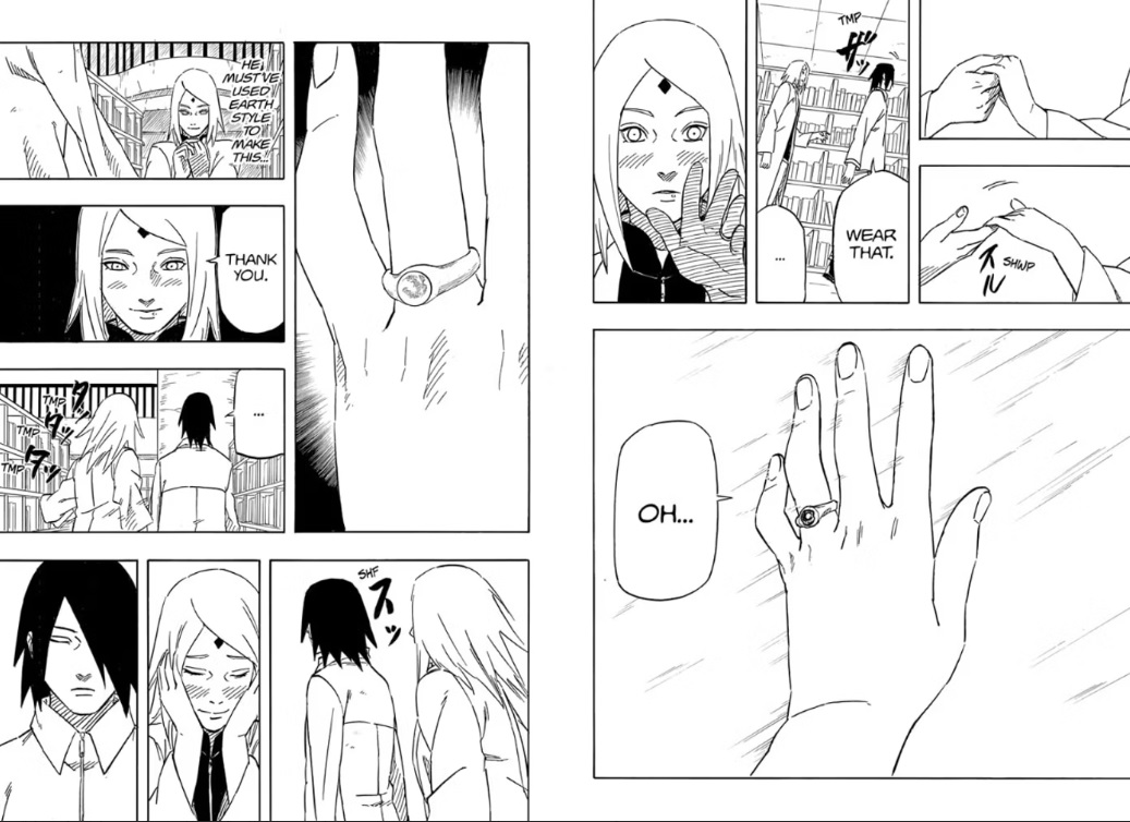 Sasuke e Sakura tem momento romântico em novo mangá