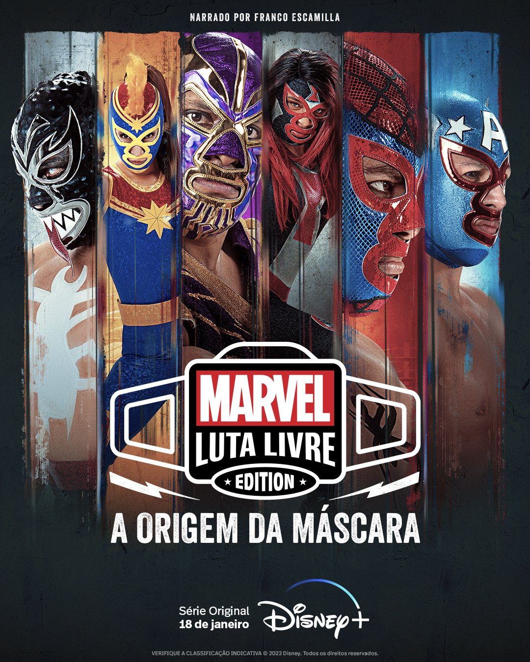 Marvel Luta Livre Edition: A Origem da Máscara — Nova série original  inusitada é anunciada para o Disney+