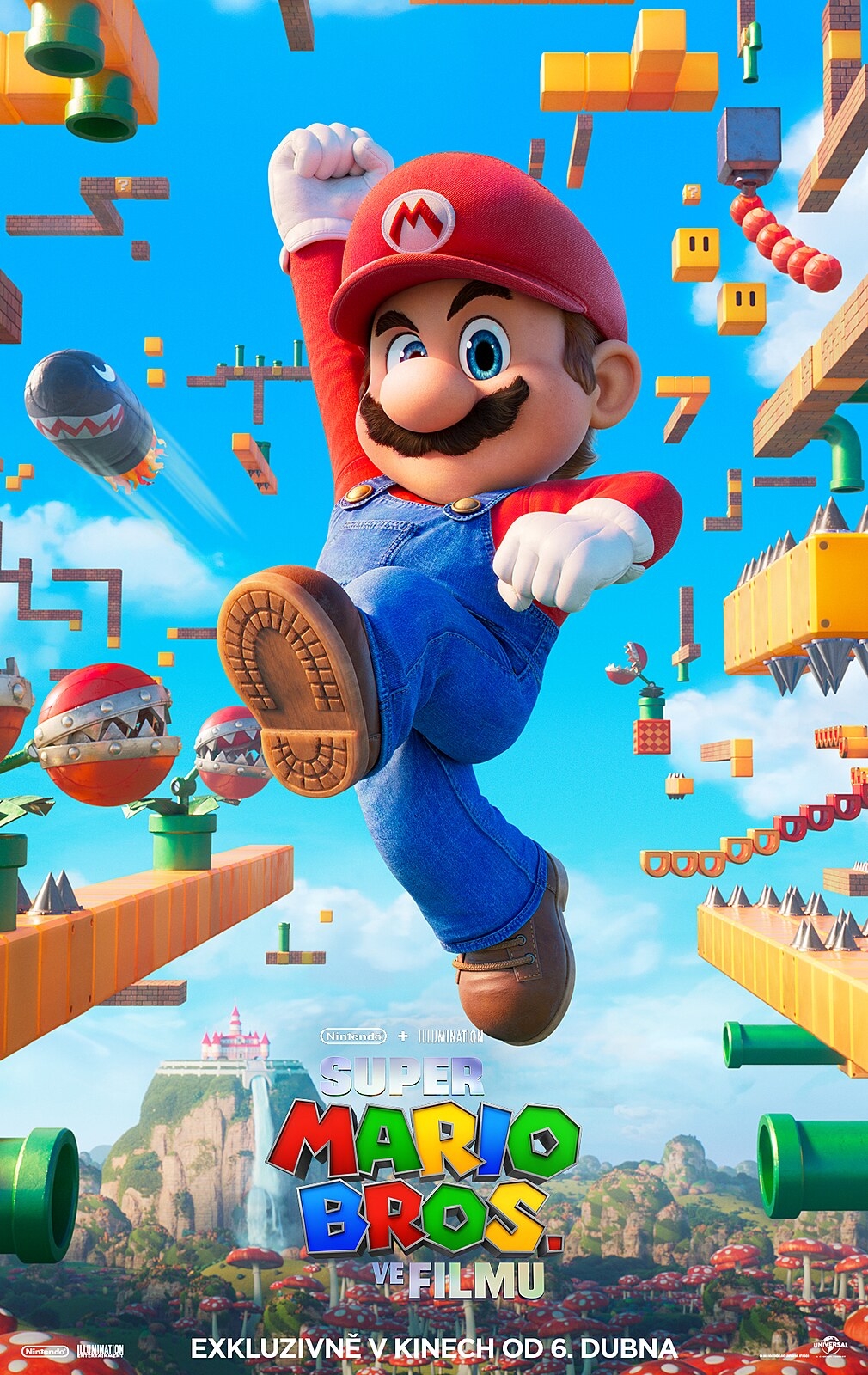 Super Mario Bros.: Filme ganha pôster nostálgico com diversas referências