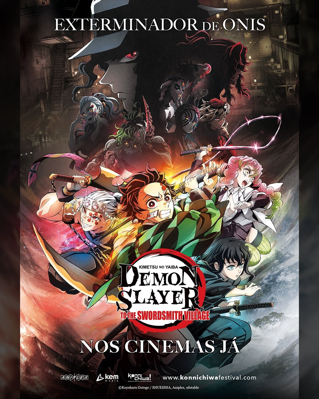 Demon Slayer: Kimetsu no Yaiba - Para a Vila do Espadachim é confirmado no  Brasil