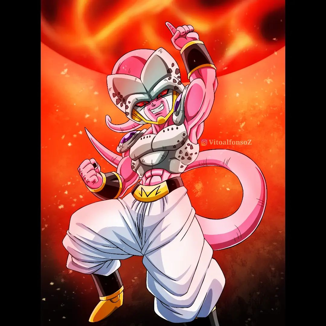 8 ideias de Super buu  majin boo kid, dragon ball, desenhos dragonball