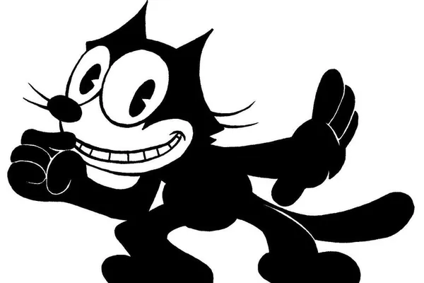 Gato Felix é um personagem de desenho - Desenhos antigos