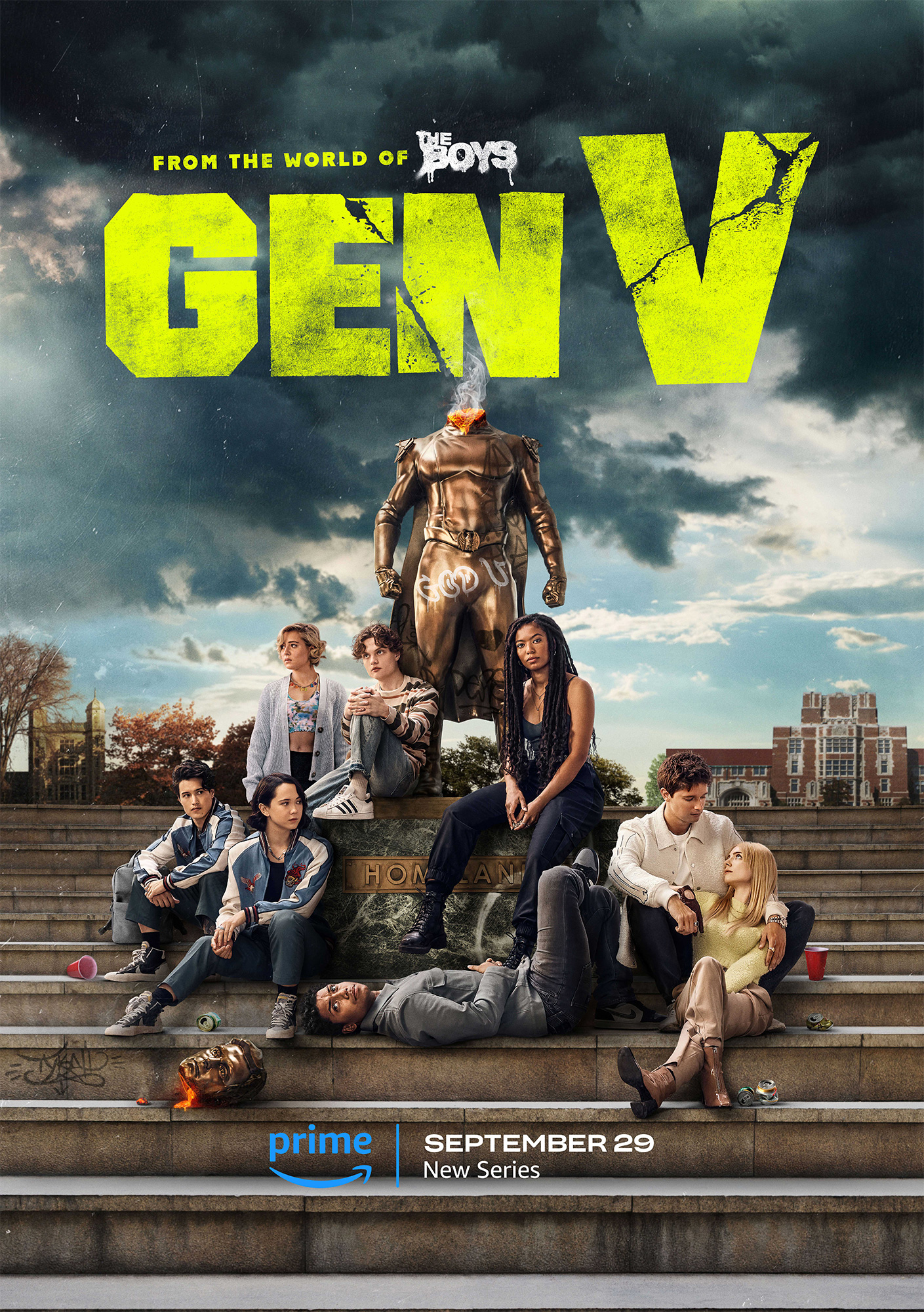 Que horas estreia Gen V, série derivada de The Boys com Marco Pigossi?