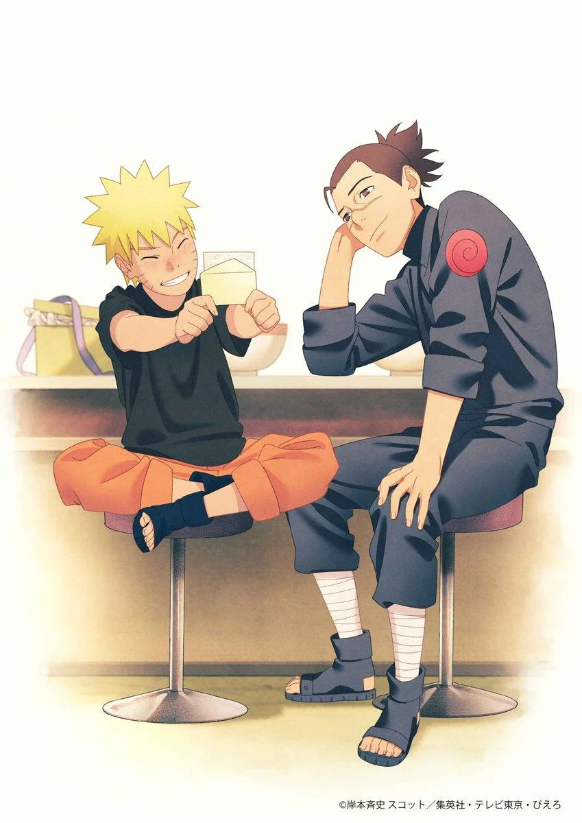 Naruto revela nova arte comemorativa do 20º aniversário